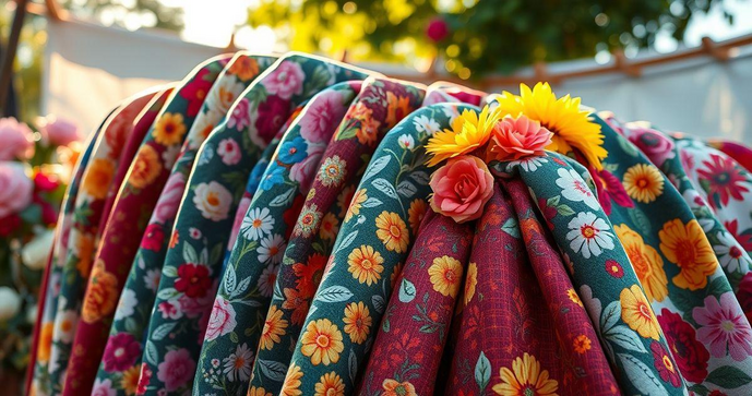 Descubra o Encanto dos Tecidos Estampados Florais para seus Projetos de Moda